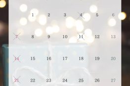 12月カレンダー