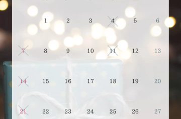 12月カレンダー